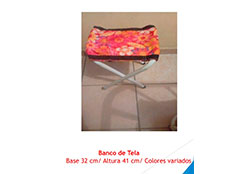 Banco de Tela - Pangea Muebles